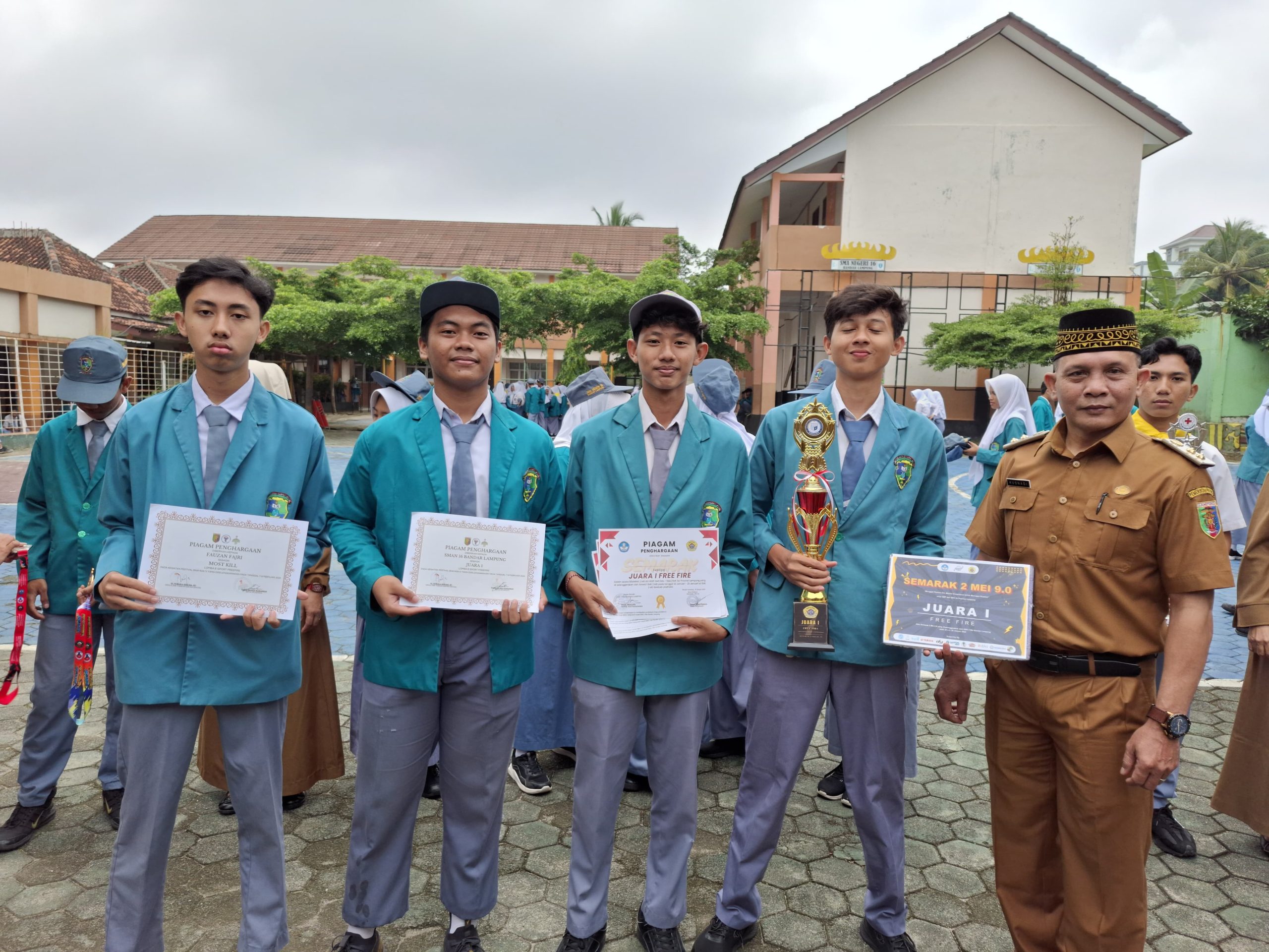 Juara 1 Free Fire dalam Acara Semarak 2 Mei Ke IX Se-Provinsi Lampung