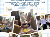 Deteksi Dini Penyakit Tidak Menular, SMAN 16 Bandar Lampung Perkuat Budaya Hidup Sehat bagi Guru dan Staf