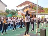 Senam Ceria Hari Jumat SMAN 16 Bandar Lampung Bangun Budaya Hidup Sehat
